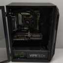 ViprTech Ghost 2.0 Gaming PC - AMD Ryzen 5 5600 (12-LCore 4.4Ghz), RTX 3060 12GB, 32GB DDR4 3200, 1TB NVMe SSD, 600W Gold PSU, VR-Ready, Streaming, WiFi BT, RGB, Win 11, Desktop Computer Black