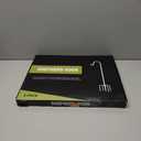 Shepherd Hooks for Outdoor, 1 Pack 94 Inch Bird Feeder Pole with 5 Prongs Base for Hanging Lantern, Hummingbird Feeder, Lightweight Plant, Shepherds Hook for Bird Feeders for Outside