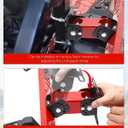 Zero Turn Mower Trimmer Holder, Fit for 1"-2" Roll Bars with Quick Clamp Locking System, Adjustable Lawn Mower Trimmer Rack Compatible with Zero Turn Lawn Mower