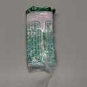 Funfery 100 Pack Gradient Holographic Bags,Mylar Resealable Bag with Zipper,Clear Window Packaging Pouch,Smell Proof Bags for Food Storage,Sample Jewelry Baggies(3.1x5.1In,Green Pink)