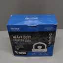 RETRUE Universal Coupler Lock Trailer Locks Ball Hitch Trailer Hitch Lock Adjustable Security Heavy-Duty Steel Fits 1-7/8 Inch, 2 Inch, 2-5/16 Inch Couplers Black & Silver