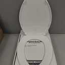 KOHLER 20110-0 Brevia, Slow Close Toilet Seat, Elongated Toilet Seat, Grip-Tight Bumpers Quick-Attach Hardware, White