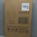 SpaceAid Wire Shelf Covers for Pantry Rack, 22" W x 12" D, White 4pcs