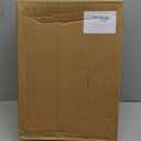 3 Tier Rolling Cart with Wheels, Utility Trolley with Handle, Clear Acrylic Movable Storage Organizer for Kitchen, Bathroom, Nursery, Laundry, Book, Snack, Craft