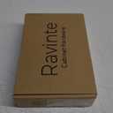 Ravinte 25 Pack Matte Black Kitchen Cabinet Square Knob Single Hole Cabinet Hardware for Dresser Drawer Pulls and Knobs