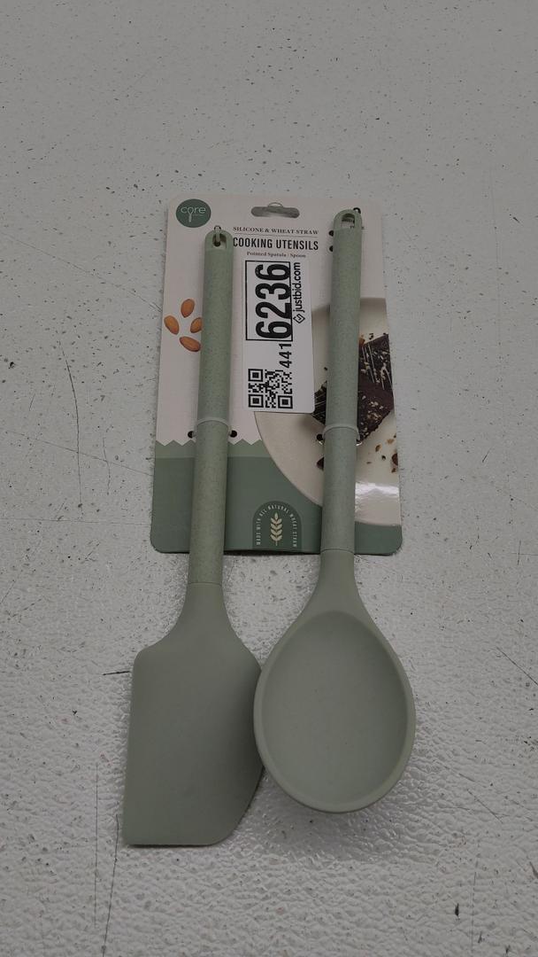 Core Silicone & Wheat Straw Cooking Utensils 2Pcs