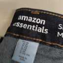 Amazon Essentials Women's Mid-Rise Stretchy Skinny Denim Jeans, 5-Pocket, Black Rinse, 16