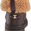 Sam Edelman Women's Ozie Shearling Bootie (Brown, M)