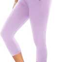 Aoliks Leggings with Pockets for Women - High Waist Tummy Control Yoga Pants Running Gym Workout Dance Pants (Large-X-Large, Black)