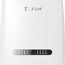 X-Link AX3000 Enrutador Wi-Fi 6 de doble banda, enrutador Wi-Fi de malla, enrutador de Internet 802.11ax, 2 puertos Gigabit, 160MHz, MU-MIMO, OFDMA, WPA3 (blanco) Model LCE 4121S