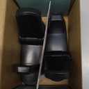 Door Lever Lock (2 Pack) Prevents Toddlers from Opening Doors. 3.25" L * 1.5" W * 4.5" H Easy One Hand Operation for Adults. Durable ABS with 3M Adhesive Backing. Simple Install, Black