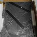 Dual-Monitor-Stand-Riser-For-Desk Adjustable Length 32-40 InchLarge Desktop Computer Monitor Riser For 2 ScreensDesk Shelf Organizer Riser Stand For Computer/Laptop/PC/Printer/TV Black