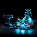 Upgraded Led Light Kit Compatible with Lego Minecraft The Deep Dark Battle Set, Lights Decoration Compatible with Lego 21246 (Model Not Included)