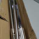 JAUREE 95 Inches Clothes Drying Rack, Drying Rack Clothing Folding Indoor Outdoor, Heavy Duty Stainless Steel Laundry Rack, Foldable Portable Large Clothes Rack Garment Rack with 20 Windproof Hooks (Silver)