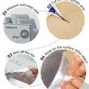 Cat Wall Scratcher Mat, Anti Cats Scratch Furniture Couch Carpet Corner Protector for Indoor, Trimmable Cat Scratching Pad Board Sofa Replacement Deterrent from Cats Claws (Khaki, 78.7x15.8In)