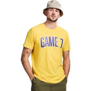 GAME 7 Men's Short Sleeve Lightweight Graphic Logo Crew Neck Cotton T-Shirt (S)