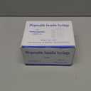 1ml Syringe with Cap 31G 1/4-inch 6mm Syringes, Pack of 100, Disposable 1cc 31 Gauge Individual Package