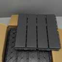 9 sq. ft Plastic Interlocking Deck Tiles, 9 Pack Patio Deck Tiles, 12"x12" Waterproof Outdoor Flooring All Weather Use, Patio Floor Decking for Porch Poolside Balcony Backyard, Grey