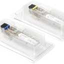 One Pair of 1.25G SFP WDM SC Bidi Transceiver 1000Base-BIDI SingleMode Simplex Fiber Module SMF 1310nm/15500nm DDM up to 20 km for Cisco GLC-BX-D, Ubiquiti UniFi UF-SM-1G-S, Mikrotik and More