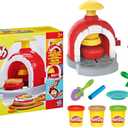 Play-Doh Kitchen Creations Pizza Oven Playset with 6 Cans & 8 Accessories, Back to School Classroom Supplies, Play Food & Cooking Toys, Preschool Toys, Ages 3+