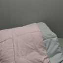 Joysoul Queen Size Down Comforter - All Season Ultra Soft Goose Down & Feather Fiber Fill, Luxury Hotel Pink Duvet Insert with Corner Tabs (88" X 88"), Pink