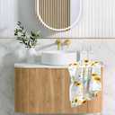 Sunflower Eucalyptus Summer Flowers Quick Dry Microfiber Kitchen Towels Set of 2 Hand Towels 18" x 26"