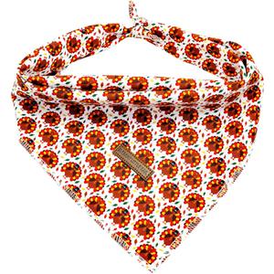 4 x Elegant little tail Thanksgiving Dog Bandana, 1Pack Holiday Dog Scarf Turkey Dog Bandana Winter Adjustable Dog Scarf Handkerchief Boy Girl Dog Bibs Scarf for Square Dog Kerchief for Small Large Dogs