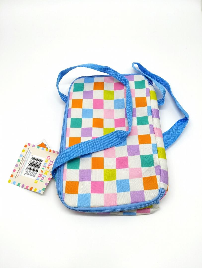 Insulated The Mini College Bag (Rainbow Checkerboard) 