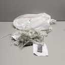 WBao Outdoor Christmas Decorations with 12" Star Topper, 344 LED 11.9ft Waterfall Christmas Lights, Remote Control 8 Modes, 3 Timers, UL Listed Waterproof for Tree Roof Porch Decor, Red Green White