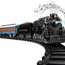 Lionel Battery-Operated The Polar Express Toy Train Set with Bluetooth, Locomotive, Train Cars, & Track with Authentic Train Sounds, Lights, & Water Vapor Smoke Effects for Kids 4+