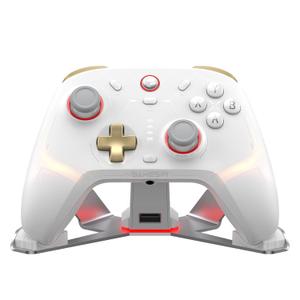 GameSir Cyclone 2 Multiplatform Wireless Controller- TMR Electromagnetic Joysticks&Hall Effect Switch triggers, 6-axis Gyro Gaming Controller with Charging Dock for Switch/ PC/ iOS/ Android/ Steam - White