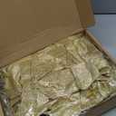 WILLBOND 12 Pcs Large Bow Glitter Christmas Bows Hanging Holiday Xmas Bows for Christmas Wreaths Decoration or Tree Toppers Indoor Decor Party Supply, 9.8 x 17.7 Inch (Gold)