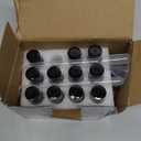 PrettyCare 12-Pack Amber Glass Roller Bottles for Essential Oil with Stainless Steel Roller Ball - 10 ml Refillable Leak-proof Empty Roll on Bottles with Caps for Perfume, DIY, Beauty & Personal Care