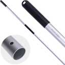 POOLAZA Pool Pole DualHandle, Anodized Aluminum Pool Skimmer Pole, Detachable & Telescopic Pool Pole Up to 10.5 Ft, Portble Pool Poles for Cleaning Suitable for Pool Skimmer, Vacuum Head, Brush Etc.