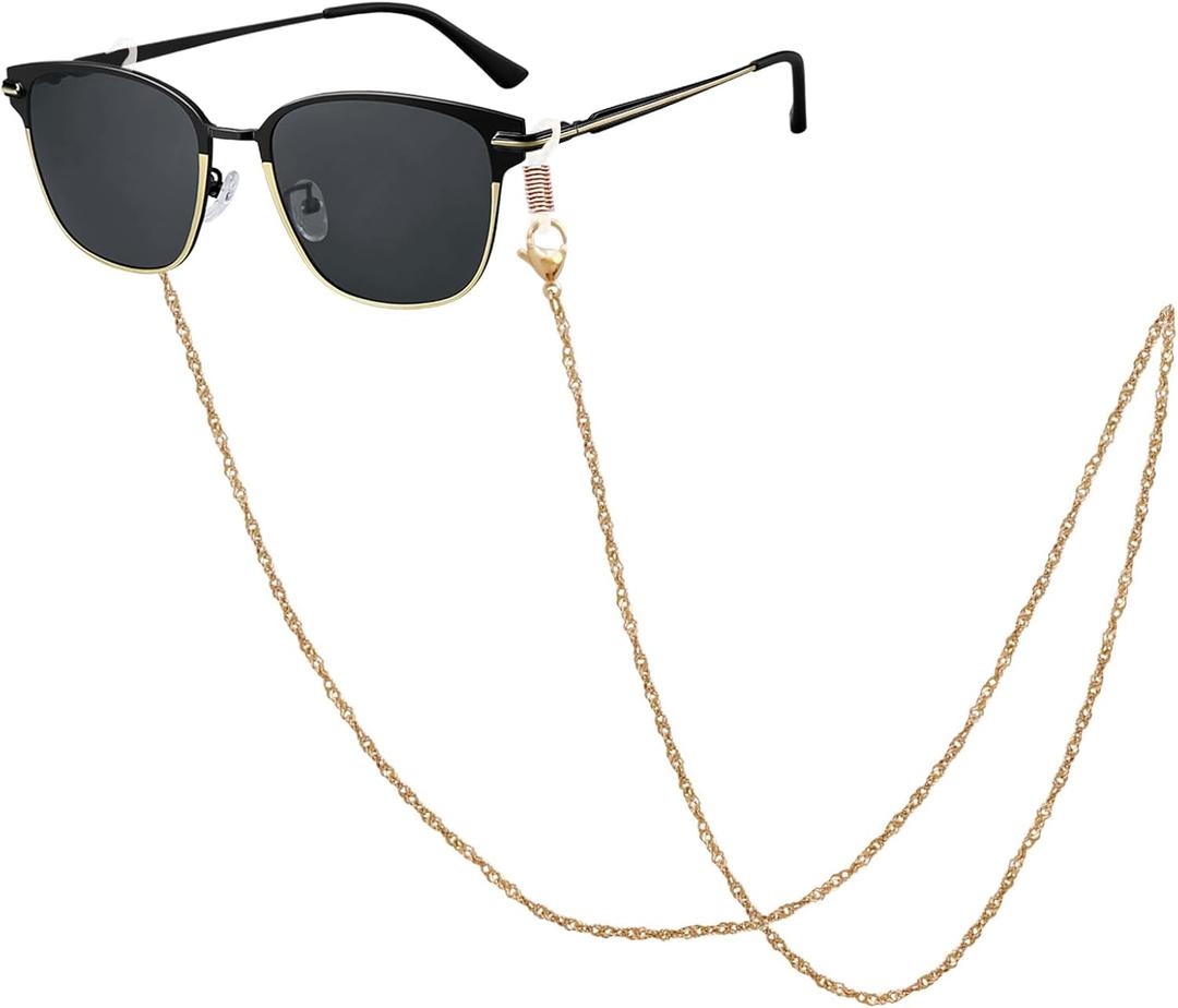 Eyeglass Chain for Women Stylish,Stainless Steel Glasses Strap for Men Women,Eye Glasses Holders Around Neck