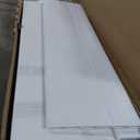 4ft H x 6ft W (1 Panel + 1 Post) Permanent No Dig WamBam Westport Fence Kit, Durable White Vinyl Privacy Fence, BL19105