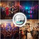 Sparkling disco helmets, eye-catching disco ball caps, suitable for adult disco ball shaped costumes at holiday gatherings and nightclubs