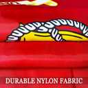 Double Sided USMC Marine Corps Flag 2x3 Outdoor- 3Ply Heavy Duty 240D Nylon 4 Rows Sewn- All Weather United States Official Marines Corps Flags Banner for Outdoor/Indoor with 2 Brass Grommets