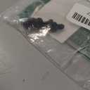 Rear License Plate Screws M5-0.8X8mm Compatible with Tesla Model 3, Y and BMW 18-8 Stainless Steel Black Zinc Plated 8 Pack