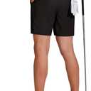 FREE SOLDIER Men's Golf Dress Shorts 7 Inch Quick Dry Lightweight Hiking Casual Work Golf Shorts with 5 Pockets, Size 40W/7L