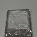 Royale Linens Pillow Shams 2 Pack Standard Size 20x26 Inch- Brushed 1800 Microfiber - Bed Pillow Shams, Wrinkle Resistant Super Soft and Cozy- Back Overlap Closure - Oxford Pillowcase (Standard, Grey)