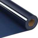 RENLITONG Navy Blue Iron on Vinyl 12Inch by 20ft Roll HTV Heat Transfer Vinyl for T-Shirt HTV Rolls for All Cutter Machine - Easy to Cut & Weed for Heat Transfer Design