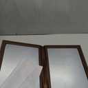 Adjustable Face Down Mirror for Vitrectomy Recovery - 10" x 7", Brown, Watch TV During Eye Surgery Recovery