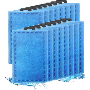 driamor 16 Pack Rite-Size E Filter Cartridges Compatible with Marineland Emperor PRO Power Filter 450 & Original Emperor Power Filters 280/400, Filter Cartridge Replacement for Aquarium