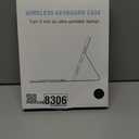 Harvopu Compatible for iPad 11th 10th Generation Case with Keyboard, Folio Cover with Pencil Holder, Multi-Touch Trackpad, 7 Color Backlit, Detachable Keyboard for iPad (A16) 11th/10th Gen (Navy Blue)