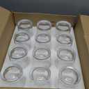 QAPPDA Clear Drinking Glasses - 7oz Old Fashioned Cocktail Glass, Heavy Base Rocks Glass for Bourbon, Juice, Beverages & Shot Glasses - 12 Pack