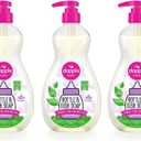 Dapple Baby Bottle Soap, Hypoallergenic Dish Soap for Baby Bottles, Powered by Plants, Lavender, 16.9 Fl Oz (Pack of 3)