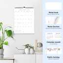 3 x 2026 Wall Calendar  18-Month Planner from January 2026 to June 2027, Stylish Monthly Planner for Home & Office Use (11"W x 14"H)