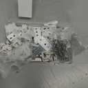 UrbanRed Flexible Ceiling Curtain Track - Room Divider, Curtain Rod, Wall Divider curtain, Ceiling Mount, RV Rail, Shower Corner, Long Curved Hospital Privacy System (White, Accessory Kit)