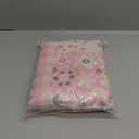 Pink Floral Shower Curtain 72x72'' Spring Cute Linen Cottage Boho Waterproof Patchwork Bath Curtain Set Mid Century Farmhouse Retro Vintage Plaid Bathroom Decor with 12 Hooks for Home